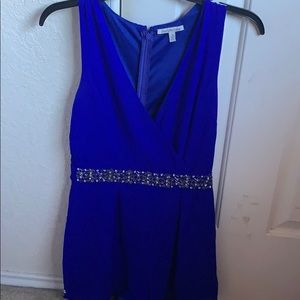 Royal blue romper